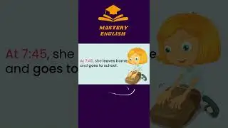 Изучаем английский язык с помощью рассказов: ежедневная рутина #дети #чтениенаанглийском #английс...