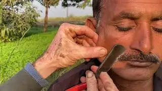 THE ONLY VIDEO YOU WILL WATCH TO DLEEP ASMR RELAXING BRAVE BEARD SHAVING FROM ADMR ISHFAQ