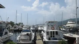 Drive through Port of Spain, Chaguaramas, Visiting Crews Inn Cafe