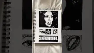 Stippling tutorial feat. @MileyCyrus 🖤 #stippling #art #artist #drawing #mileycyrus #tutorial