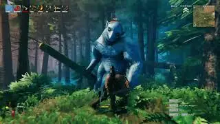 Valheim Mod | Fighting a Troll using 'Valsouls Controls' for PS4/PS5 controllers.