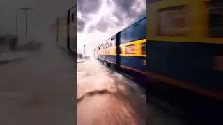 &ldquo;Train Struggles Through Deadly Flood &ndash; Heroic Rescue in Monsoon Storm!&rdquo; #alienrescue #automobile