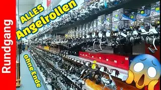 Rundgang Angelwelt Gerlinger 🤩 Angelrollen, Angelruten ALLES zu ANGELN auf Aal Barsch Zander Karpfen