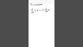 Constant Rule #maths, #derivatives, #derivativeformulas