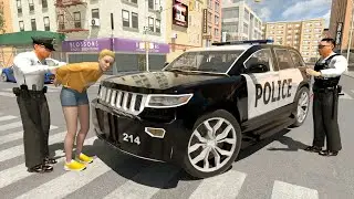 Police aarest the car profile normal #cartoon #games #3dgame #kidsgames #newgame
