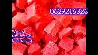 UBUYU:Rangi  Namba 1 Inayovutia Wateja Wa  Ubuyu Kashata/Ubuyu Vipande Ni Rangi Nyekundu