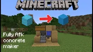 FULLY A.F.K concrete maker in Minecraft 1.12.2 [TUTORIAL]