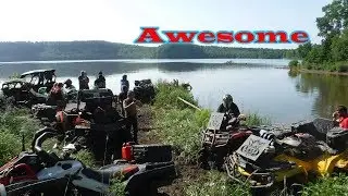 Crazy Epic ATV UTV Trail Ride Mine Cliff Lookout Gnarly Rocks