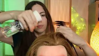 ASMR FAST AGGRESSIVE Проверка и лечение кожи головы ⚡