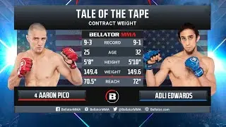 Bellator 277 Аарон Пико vs Адли Эдвардс | Обзор на Бой Пико vs Эдвардс | Pico - Edwards Беллатор 277