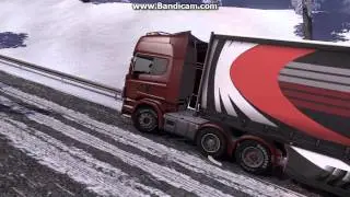 Euro Truck Simulator 2 Scania R480 Stuck in the snow