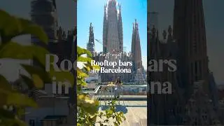 Best rooftop bars in Barcelona 🇪🇸 Things to do in Barcelona #barcelona