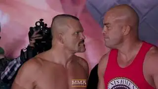 Chuck Liddell vs. Tito Ortiz 3 Weigh-In Staredown - MMA Fighting