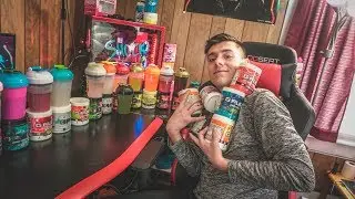 MY FRIEND TRIES ALL THE G-FUEL FLAVORS FOR THE FIRST TIME AND RANKS THEM BEST TO WORST!