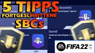 FIFA 22: WEBAPP DER PERFEKTE START #3  | 5 TIPPS FÜR FORTGESCHRITTENE SBCS | FIFA 22 ULTIMATE TEAM