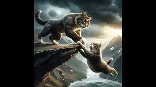 A CAT FTHER SAVE HIS CAT DAUTHGER EMOTIONAL SCENE #emotional #shorts #cat #aicat #shortvideo #viral