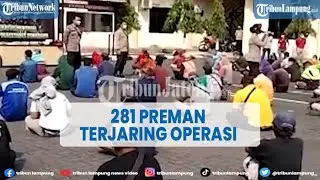 281 Thugs Caught in Operation in Semarang