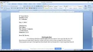 Writing the Letter to the Editor
