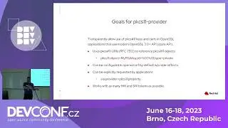 Building an OpenSSL 3 provider for PKCS11 - DevConf.CZ 2023