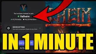 HOW to JOIN VALHEIM DISCORD SERVER ✅PC & MOBILE✅