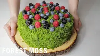 Forest Moss Cake | Berry Lagoon Baking