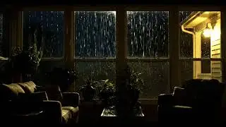 Authentic Jazz Piano Music & Raindrops in Parisian Spot ☕ Genuine Rainy Night Vibes for Truth