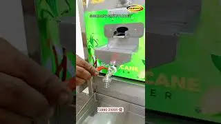 Sugarcane Juice Crusher Machine With Trolley Canopy Setup | Canopy Model Sugarcane juice Machine |