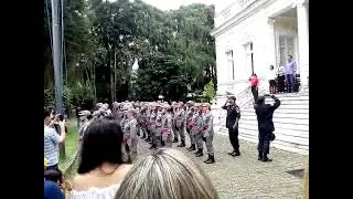 Bombeiros Civis de Petr&oacute;polis formatura na sede da prefeitura com Wallace Maciel ano 2018 /2019 .