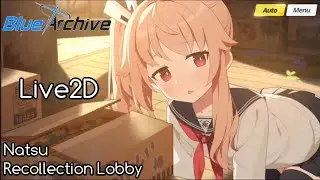 Natsu Recollection Lobby (Live2D) | Blue Archive (EN)