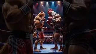 Cat Boxing vs Chicken: Nature&rsquo;s &lsquo;Epic&rsquo; Showdown! 🥊🐱🐔 #Funny #Shorts #ai #cat #kitchen #boxing