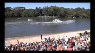 Belgian Water Ski Showteam: monojump - slalom - disc&chair - pyramid @ The Worlds 2012.wmv