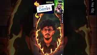 Gemini AI Photo Edit ✨ Natural to Stylish HD Transformation | Before&ndash;After Cinematic Look Telugu