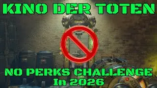 KINO DER TOTEN NO PERKS CHALLENGE | Black Ops 3 Zombies