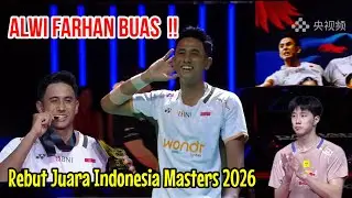 Alwi Farhan Buas, Rebut Gelar Juara Indonesia Masters 2026 dengan Dominasi Telak #badminton 