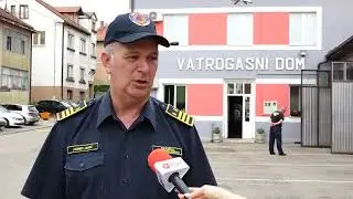 Tuzlanski vatrogasci pomagali u gašenju požaru na deponiji u Kladnju