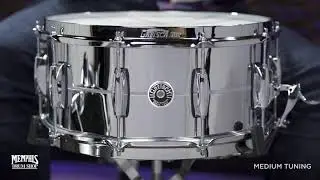 Gretsch 14x6.5 Brooklyn Chrome Over Brass Snare Drum (GB4164)