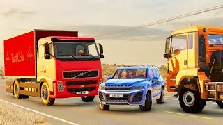 Realistic Car Crashes and Overtakes #1 - BeamNG drive