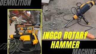 POWER TOOL REVIEW: Ingco Rotary Hammer RH120068--Affordable Demolition Machine