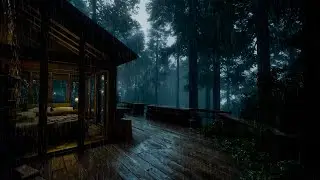 Piano for Anxiety & Overthinking – Calm Night Healing Sound | Rain in Forest & Emotional Release
