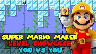 Super Mario Maker - Level Showcase - You VS You