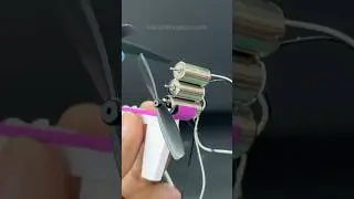 Helicopter using Mini Drone Motor🔥