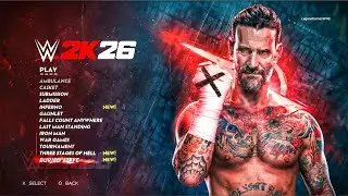 WWE 2K26 Main Menu, All New Match Types & MyRise Update | WWE 2K26 Concept
