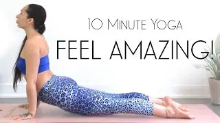 10 Minute Yoga Full Body Stretch for Presence & Gratitude