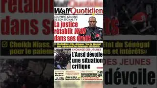 Revue de presse S&eacute;n&eacute;gal 