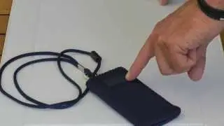Umh&auml;ngbare Handytasche wie mit einem Lanyard