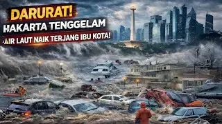 MENCEKAM! AIR LAUT SERBU JAKARTA, JAKUT JEBOL BANJIR BESAR LUMPUHKAN ANCOL SAMPAI JANTUNG KOTA