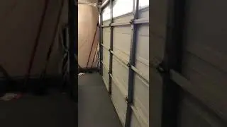 Garage door panel repair