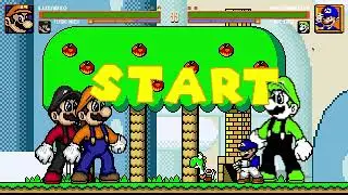 MUGEN Arcade #238: Luiario(eu) e Flying Mario
