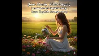 Grow Slowly, Shine Deeply 💫 | motivational English story | learn English through story