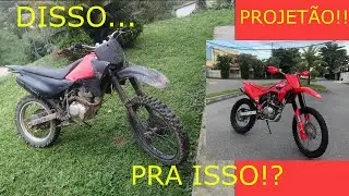 PROJETÃO XTZ 125 cc PRA TRILHA EP.01
